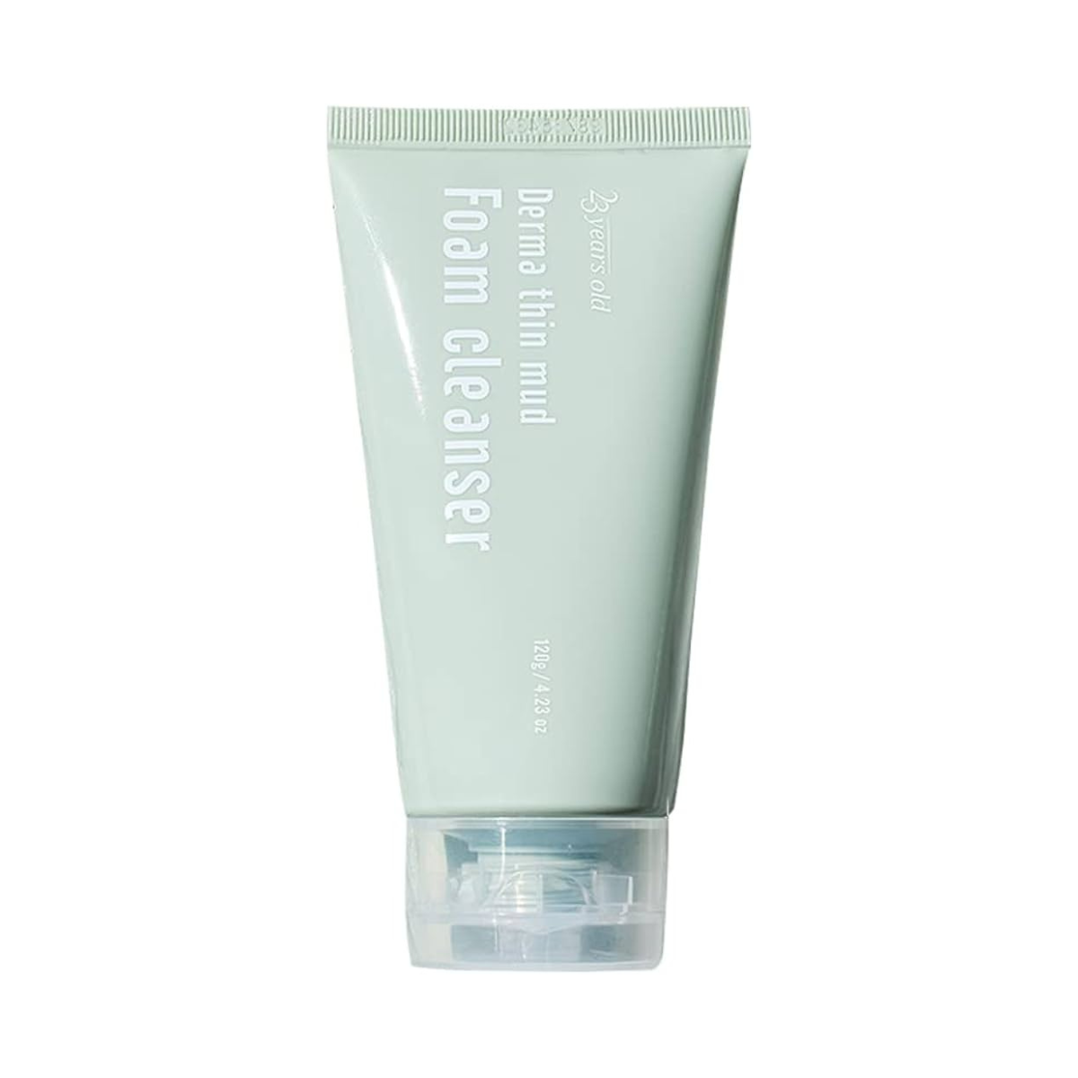 23years old 23years old Derma Thin Mud Foam Cleanser 120ml - soothing - front bottle shot