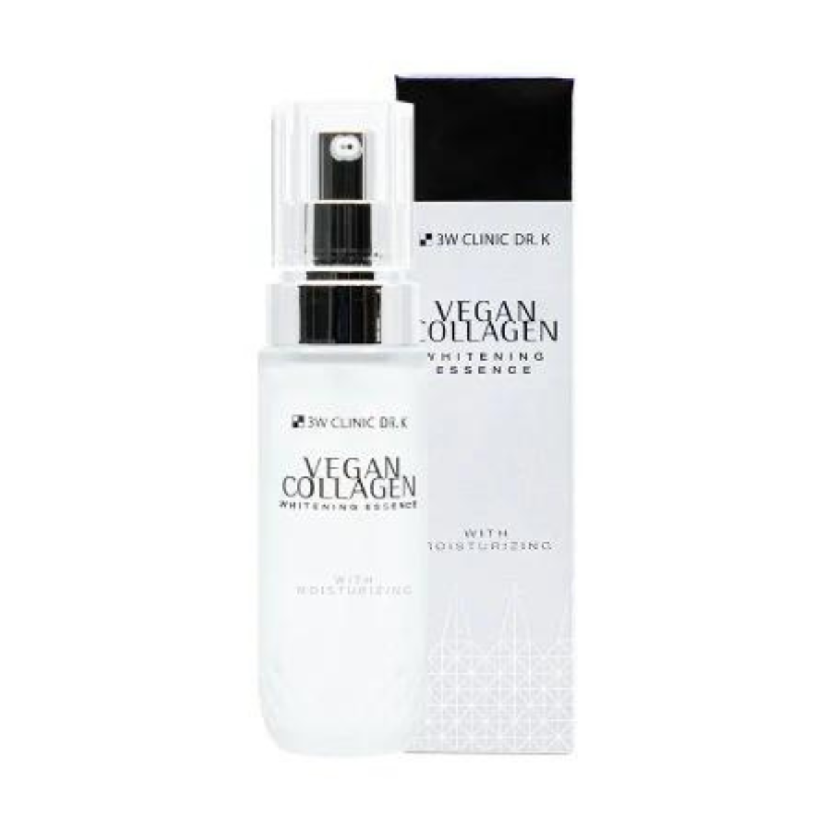 3W CLINIC 3W CLINIC Dr.K Vegan Collagen Whitening Essence 70ml - brightening - front bottle shot