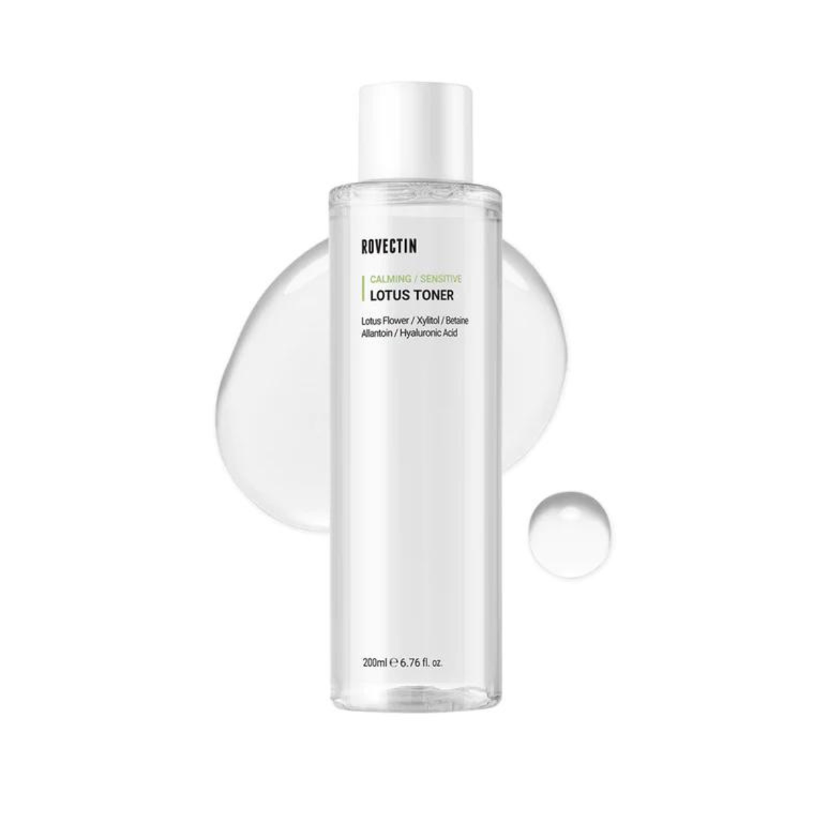ROVECTIN ROVECTIN Calming Lotus Water Toner 200ml - hydrating - front bottle shot