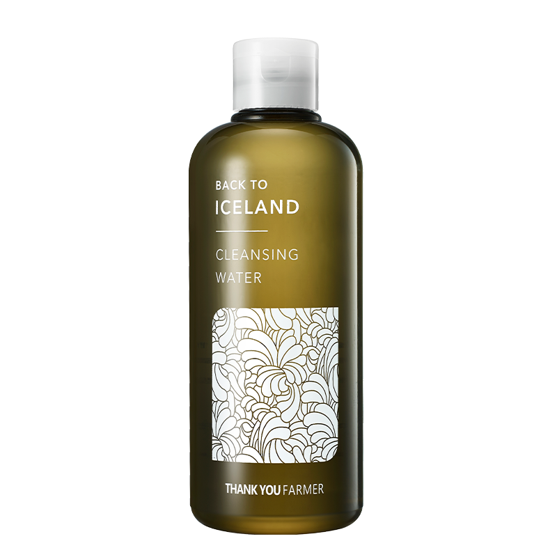 THANK YOU FARMER THANK YOU FARMER Back To Iceland Cleansing Water 270ml - hydrating - front bottle shot
