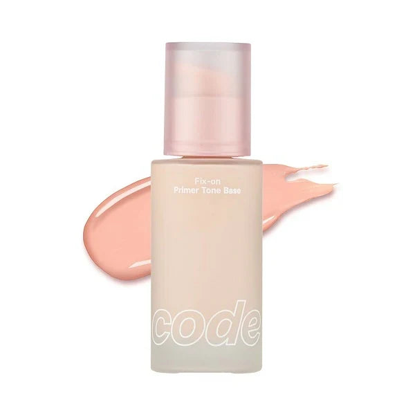 CODE GLOKOLOR Code Glokolor Fix-On Primer Tone Base 30ml - sun protection - front bottle shot