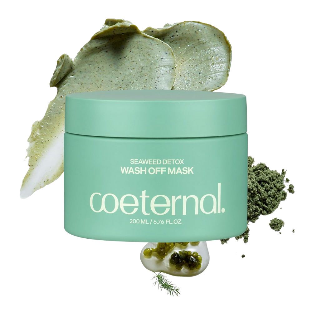 coeternal coeternal Seaweed Detox Wash-Off Mask 200ml - hydrating - front bottle shot