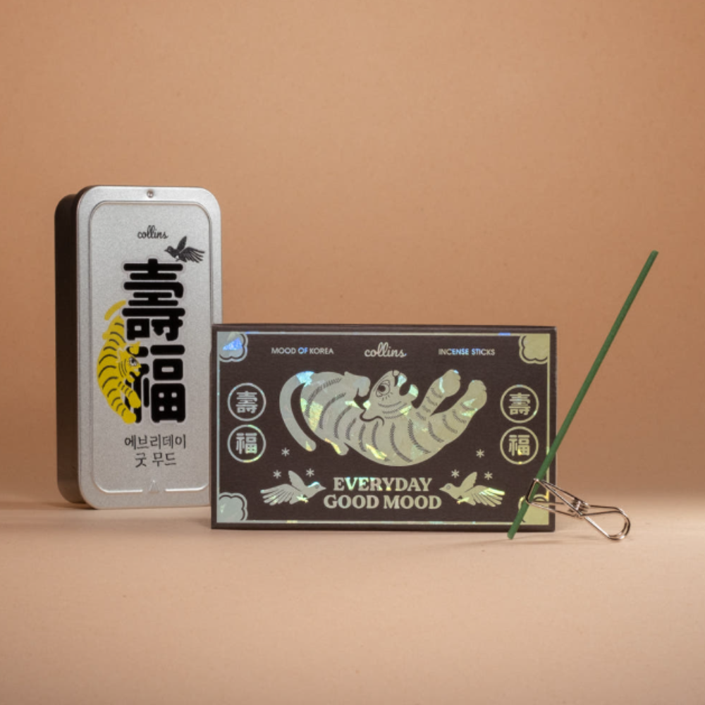 collins collins Incense Sticks 70P (Holder Included) KOREA (Garden) 22g, 1ea - hydrating - front bottle shot