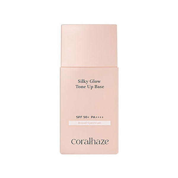 coralhaze coralhaze Silky Glow Tone-up Base 30ml - hydrating - front bottle shot