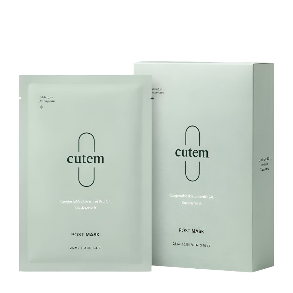cutem cutem Post Mask Set 10ea - hydrating - front bottle shot
