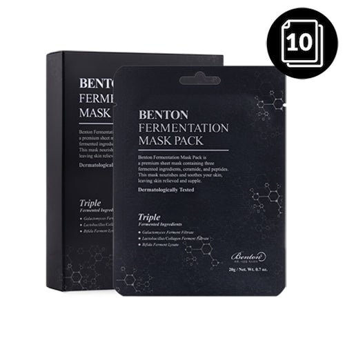 BENTON Benton Fermentation Mask Pack 10ea - anti-aging - front bottle shot