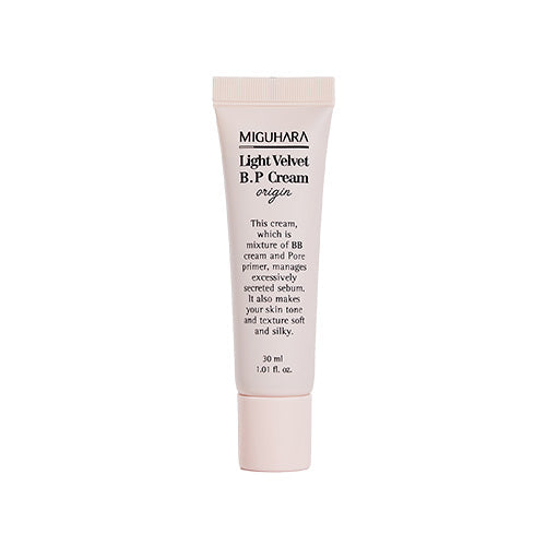 MIGUHARA MIGUHARA Light Velvet B.P Cream Origin 30ml - pore care - front bottle shot