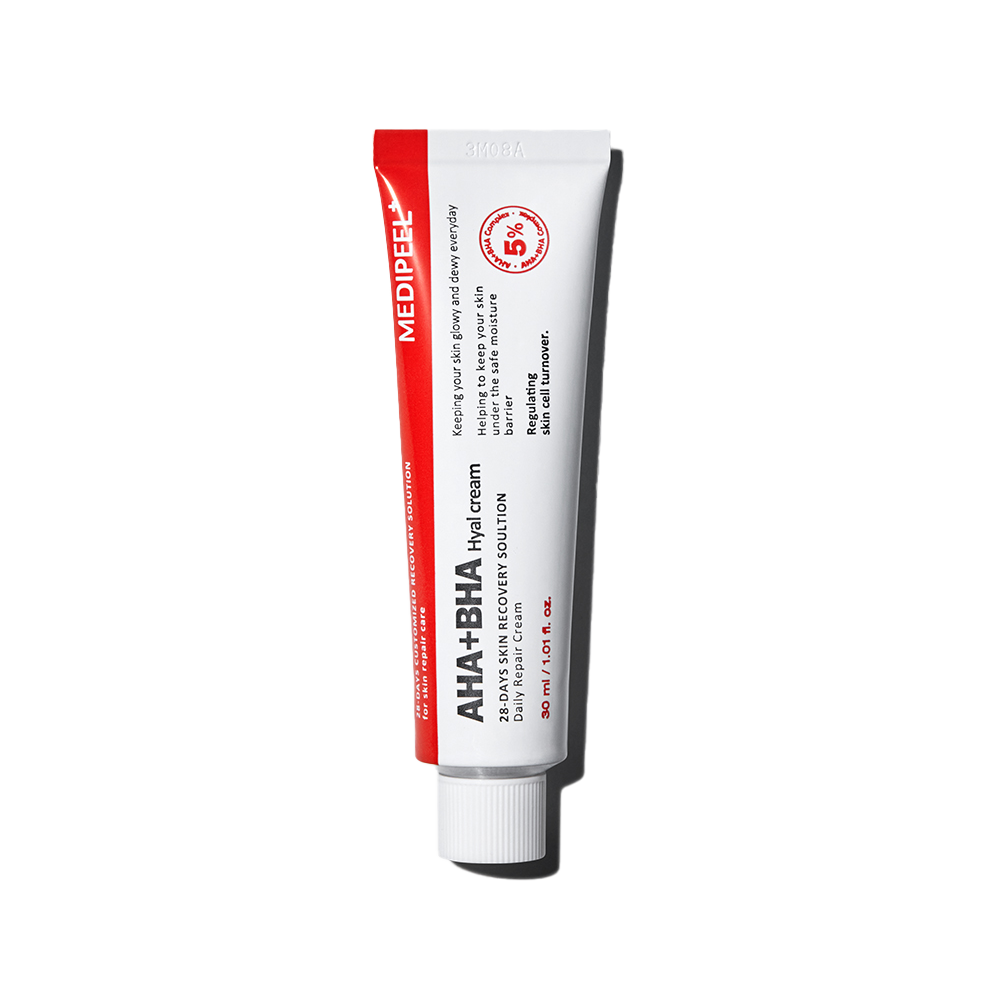 MEDI-PEEL MEDI-PEEL AHA+BHA Hyal Cream 30ml - hydrating - front bottle shot