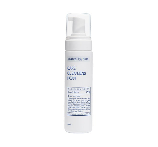 Logically, Skin Logically, Skin Care Cleansing Foam 200ml - hydrating - front bottle shot
