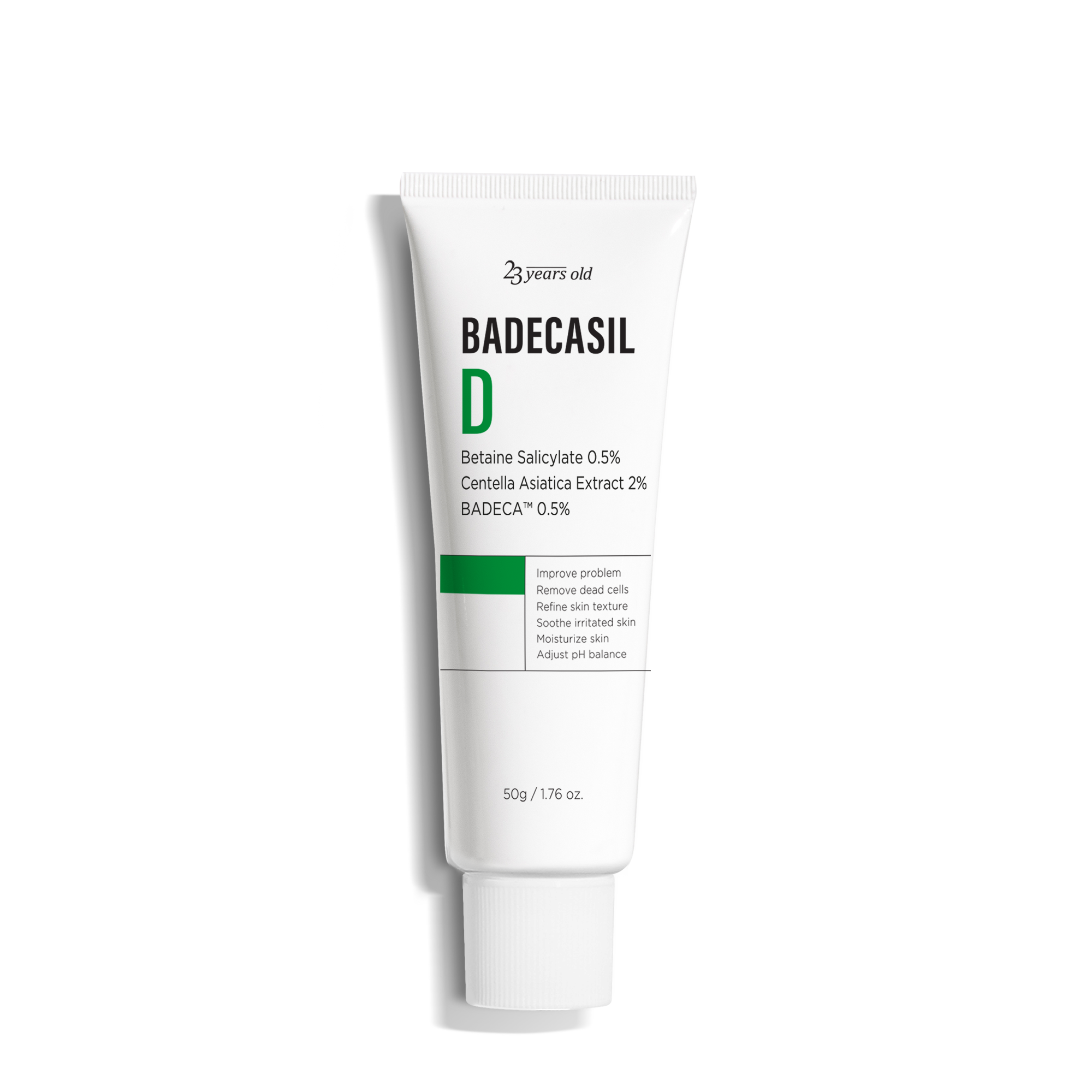 23years old 23years old Badecasil D 50g - exfoliating - front bottle shot