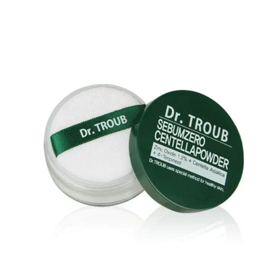 Sidmool Sidmool Dr.Troub Sebum Zero Centella Powder 5g - soothing - front bottle shot