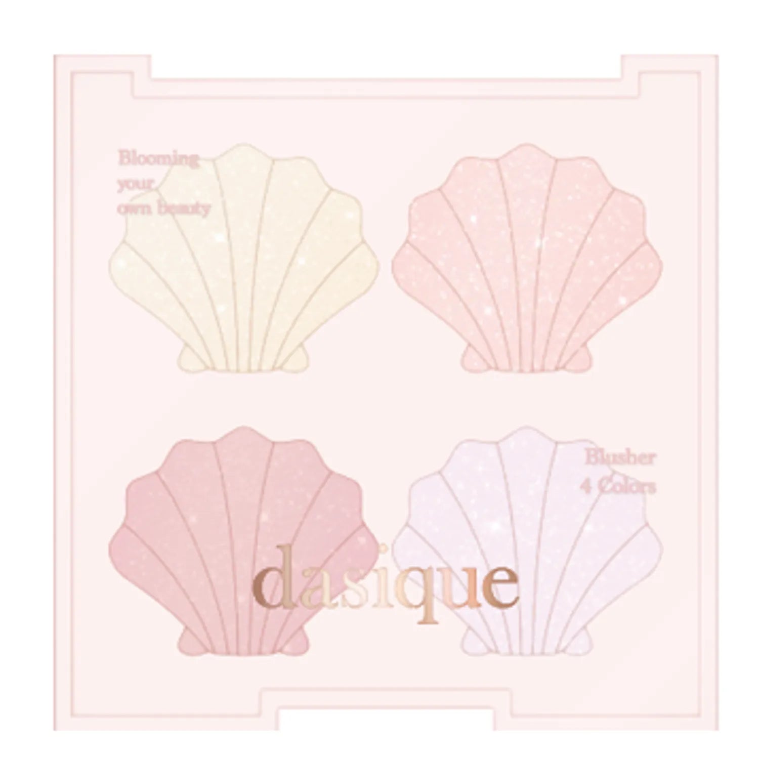 dasique dasique Shine Glow Highlighter Palette 5.5g 01 Twinkle Mermaid (Mermaid Edition) - brightening - front bottle shot