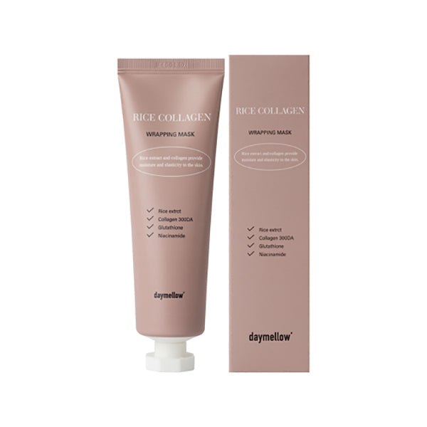 daymellow daymellow Rice Collagen Wrapping Mask 70g - soothing - front bottle shot
