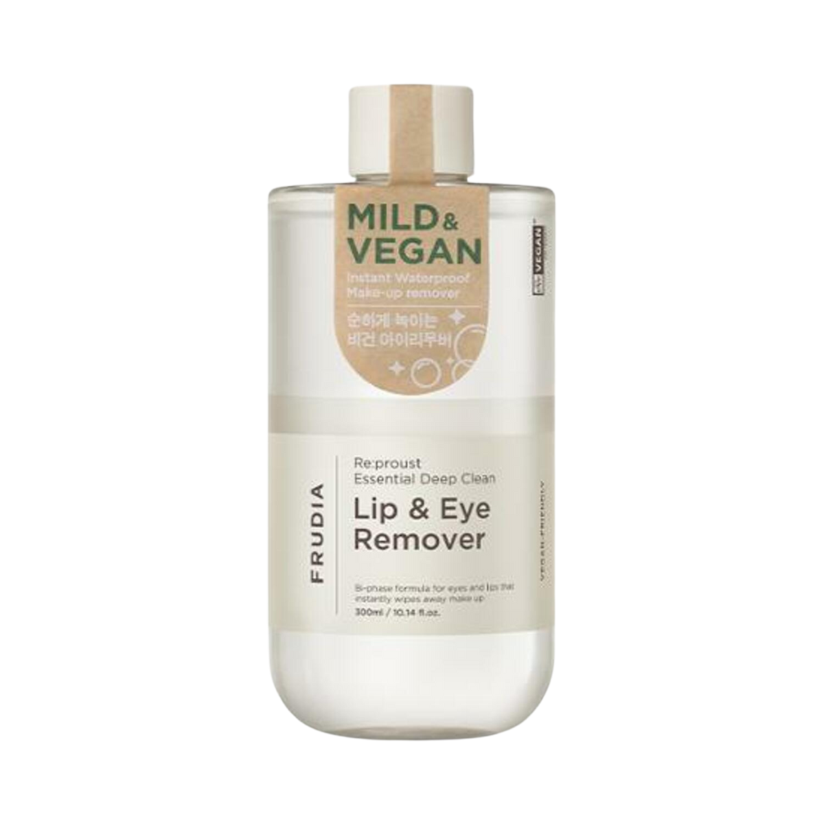 FRUDIA FRUDIA Re:proust Essential Deep Clean Lip & Eye Remover 300ml - cleansing - front bottle shot