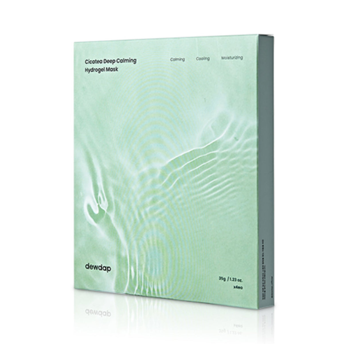 dewdap dewdap Cicatea Deep Calming Hydrogel Mask 35g x 4 Sheets - hydrating - front bottle shot
