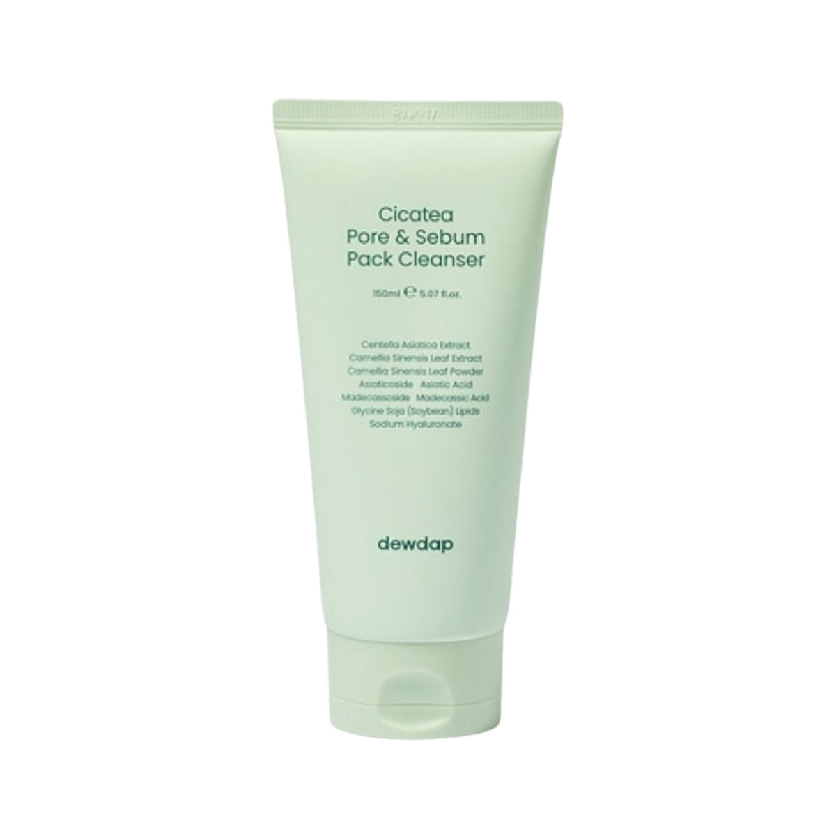 dewdap dewdap Cicatea Pore & Sebum Pack Cleanser 150ml - hydrating - front bottle shot