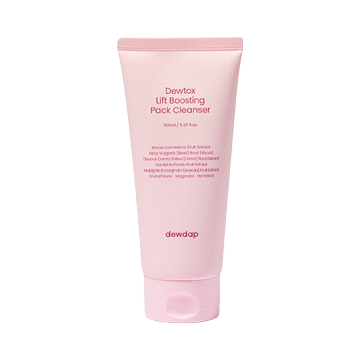 dewdap dewdap Dewtox Lift Boosting Pack Cleanser 150ml - hydrating - front bottle shot