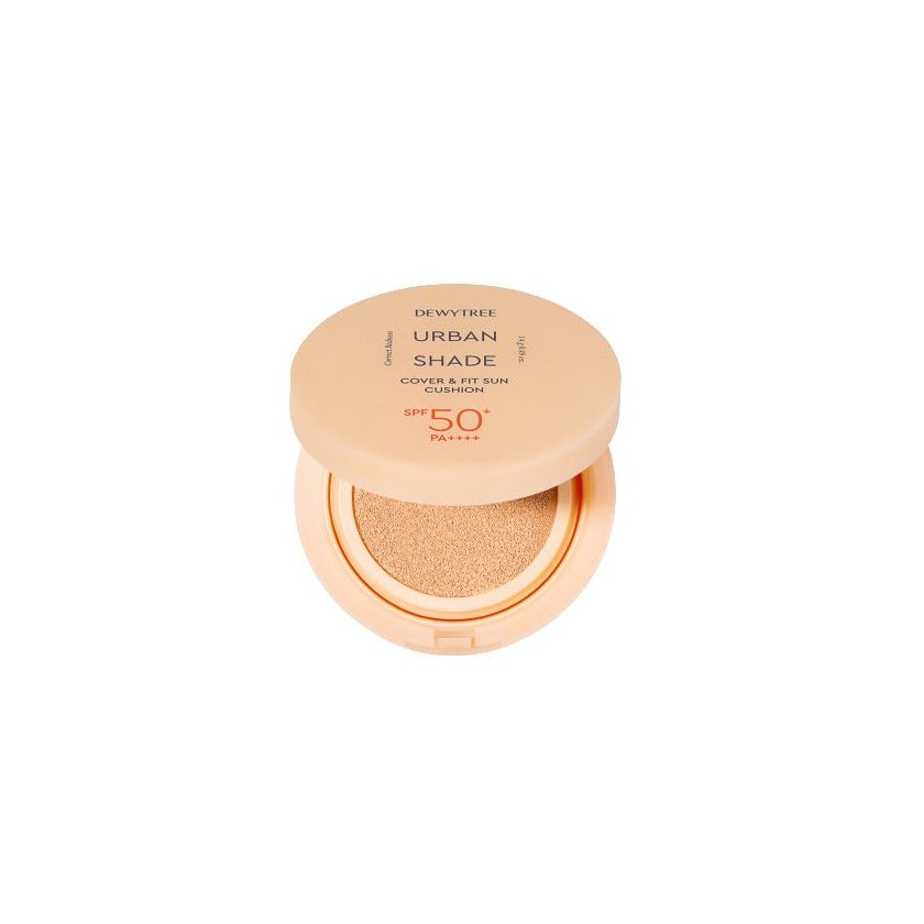 Dewytree Dewytree Urban Shade Cover & Fit Sunscreen Cushion SPF 50+ PA++++ 14g - hydrating - front bottle shot