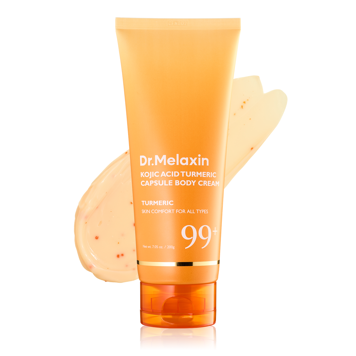 Dr.Melaxin Dr.Melaxin Kojic Acid Turmeric Capsule Body Cream 200g - hydrating - front bottle shot