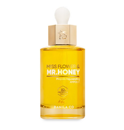 BANILA CO BANILA CO Miss Flower & Mr.Honey Propolis Rejuvenating Ampoule 50ml - brightening - front bottle shot