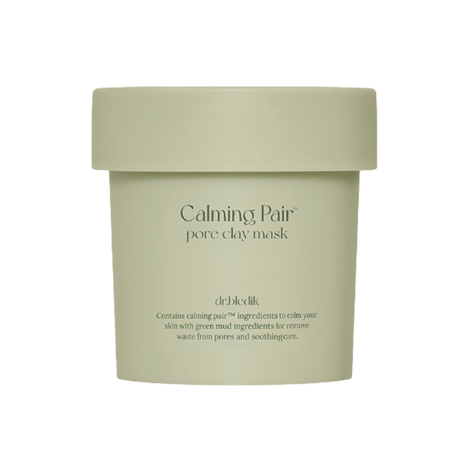 dr.bledik dr.bledik Calming Pair™ Pore Clay Mask 100ml - hydrating - front bottle shot