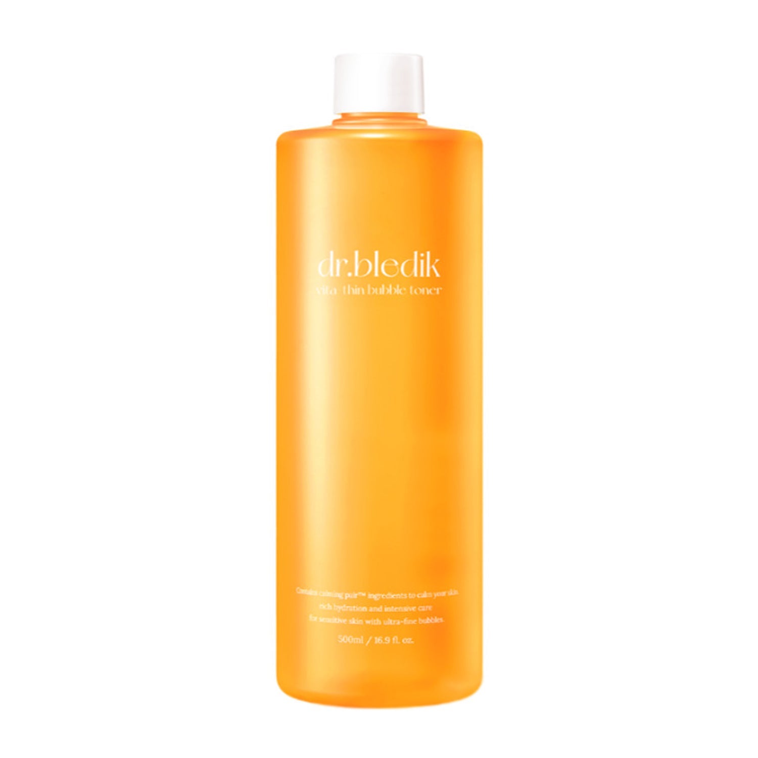 dr.bledik dr.bledik Vita-Thin™ Bubble Toner 500ml - hydrating - front bottle shot