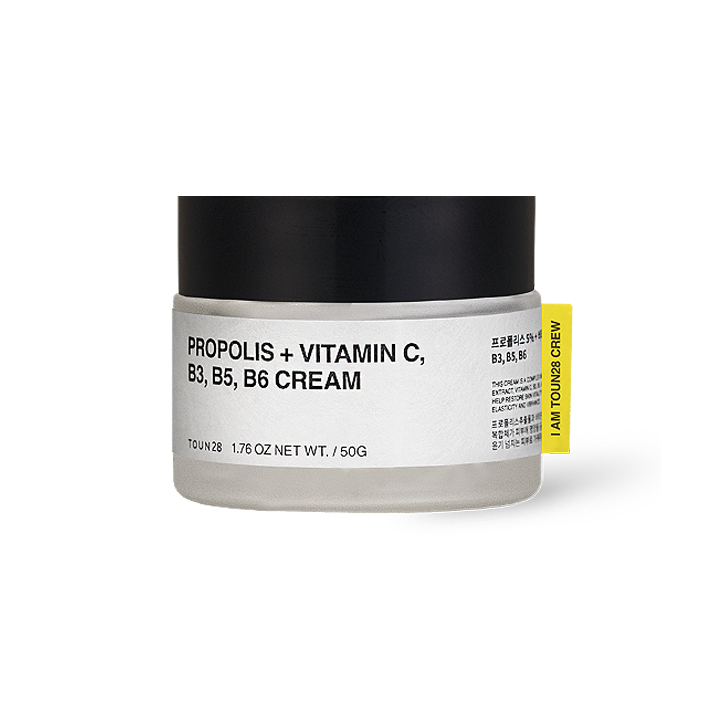 TOUN28 Toun28 Propolis + Vitamin C, B3, B5, B6 Cream 50g - anti-aging - front bottle shot
