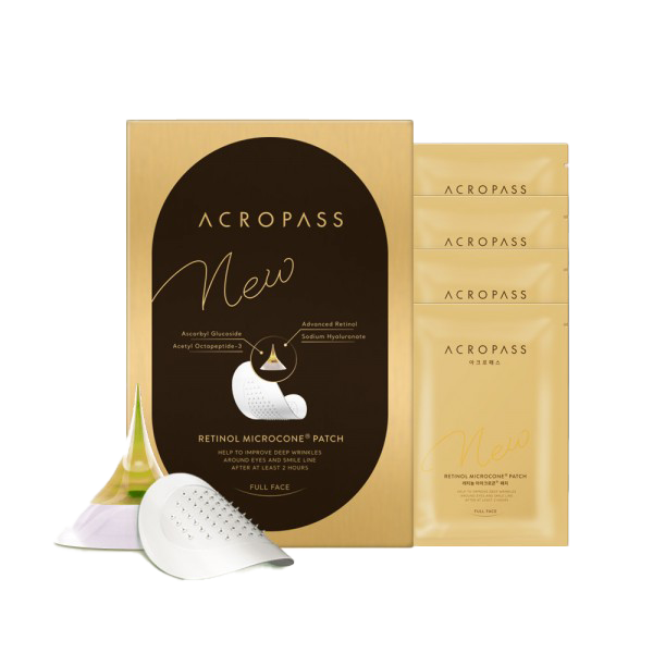 Acropass Acropass Retinol Microcone Patch (Around Eyes And Smile Line) 1 Box - anti-aging - front bottle shot