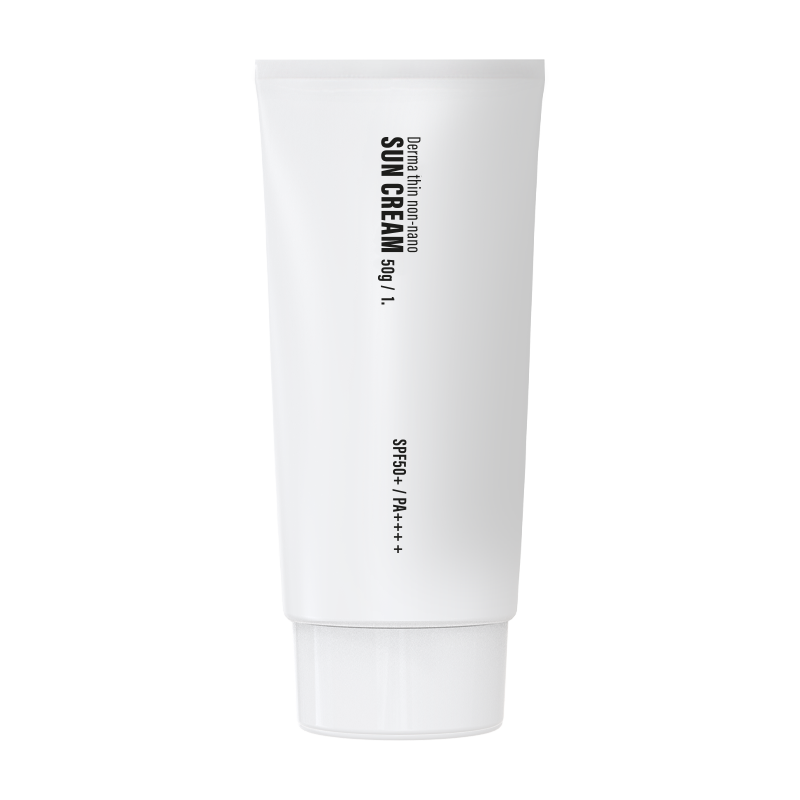 23years old 23years old Derma Thin Non Nano Sun Cream SPF50+ PA++++ 50ml - soothing - front bottle shot