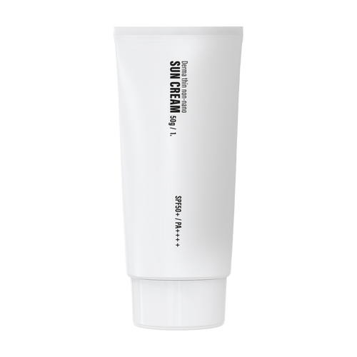 23years old 23years old Derma Thin Non Nano Sun Cream SPF50+ PA++++ 50ml - soothing - front bottle shot