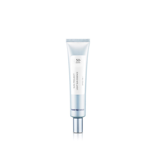 THANK YOU FARMER THANK YOU FARMER Sun Project Light Sun Essence 40ml SPF50+ PA++++ - hydrating - front bottle shot