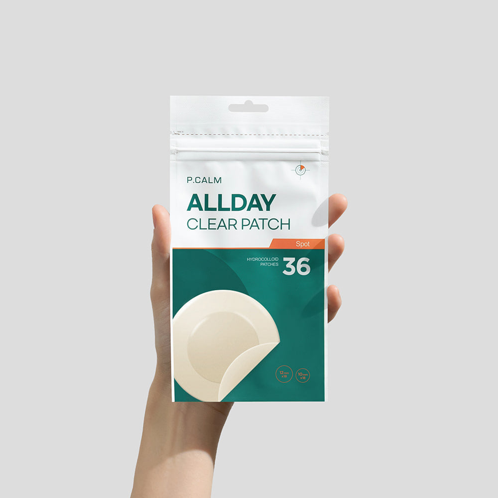 P.CALM P.CALM All Day Clear Spot Patch 36ea - soothing - front bottle shot
