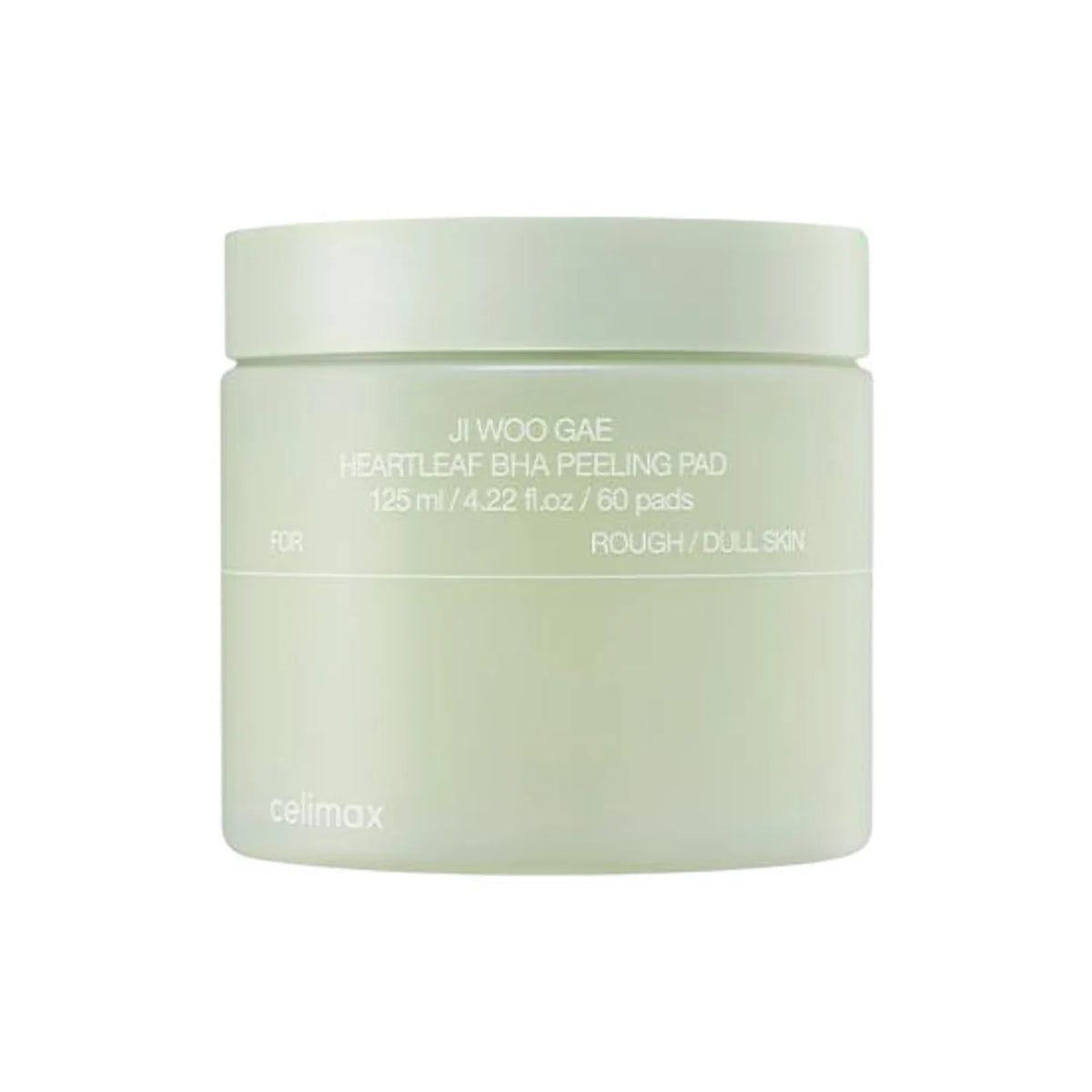 celimax celimax Jiwoogae Heartleaf BHA Peeling Pad 60P - soothing - front bottle shot