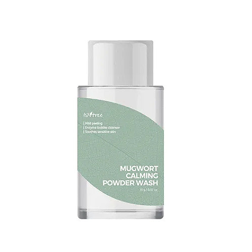 Isntree Isntree Mugwort Calming Powder Wash 15g - hydrating - front bottle shot