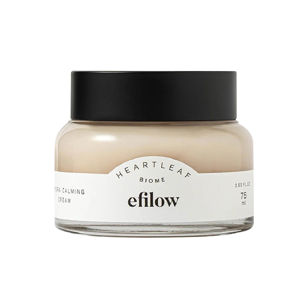 efilow efilow Heartleaf Biome Hydra Calming Cream 70ml - hydrating - front bottle shot