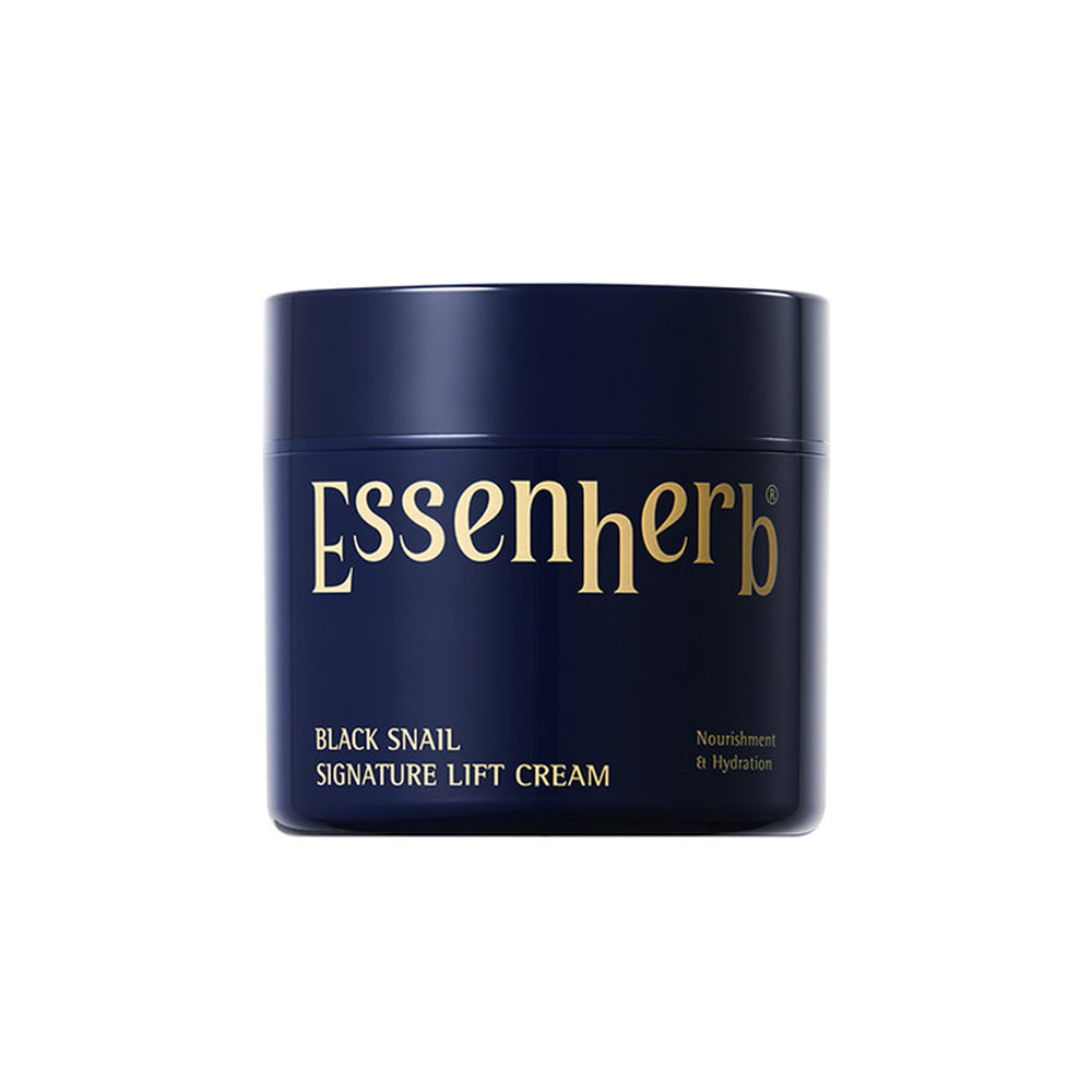 essenherb essenherb Black Snail Signature Lift Cream 50ml - hydrating - front bottle shot