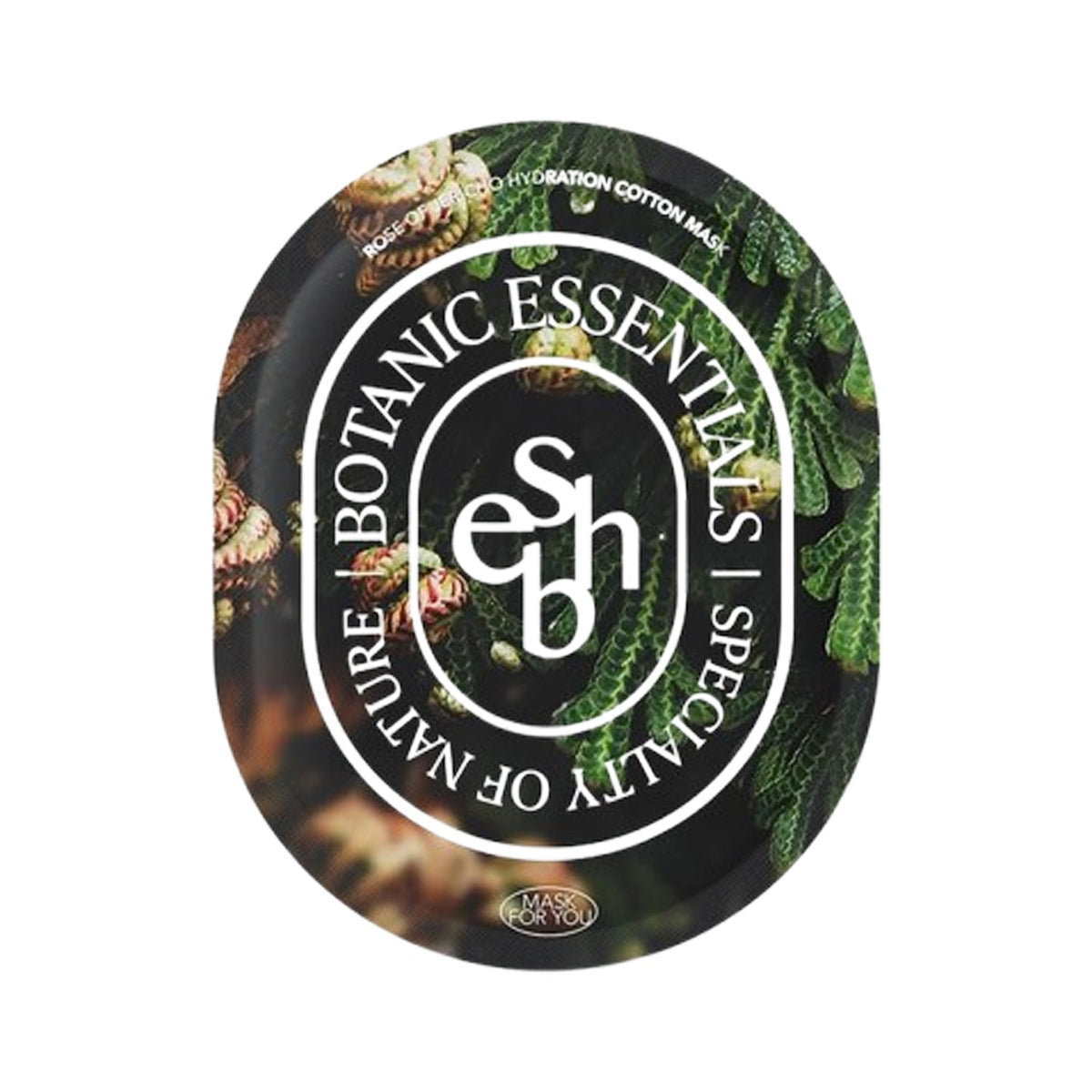 essenherb essenherb Rose Of Jericho Hydration Cotton Mask 5ea - hydrating - front bottle shot