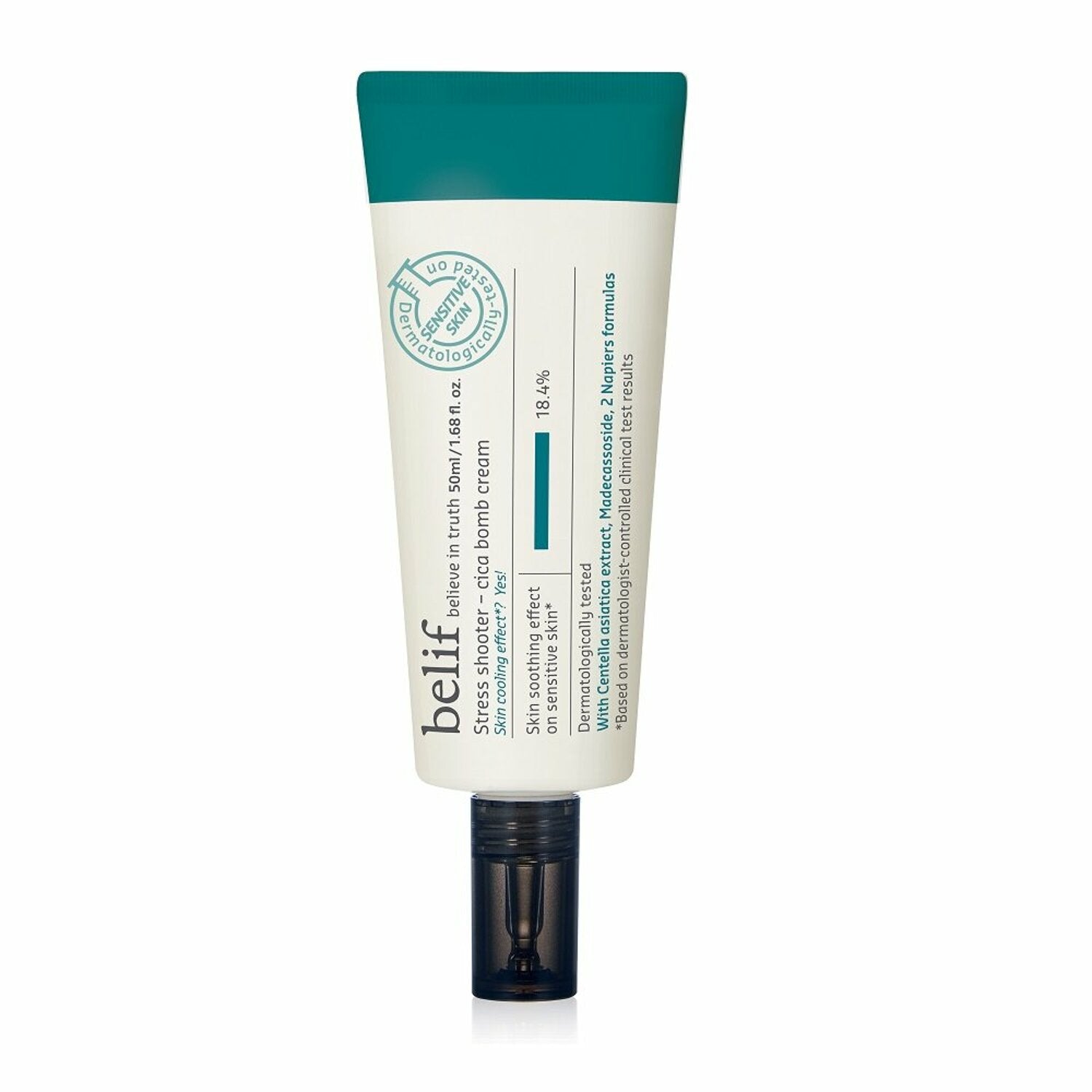 belif belif Stress Shooter Cica Bomb Cream 50ml - hydrating - front bottle shot