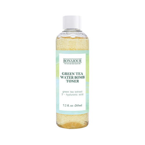 BONAJOUR BONAJOUR Green Tea Water Bomb Toner 205ml - hydrating - front bottle shot