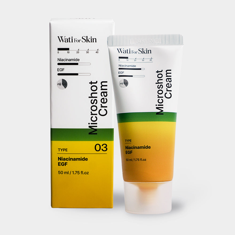 Wati For Skin Wati For Skin Niacinamide EGF Microshot Cream 50ml - hydrating - front bottle shot