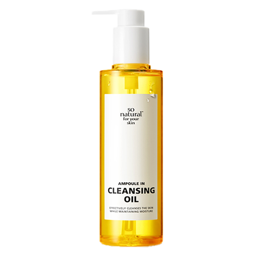 so natural so natural Ampoule In Cleansing Oil 200ml - pore care - front bottle shot