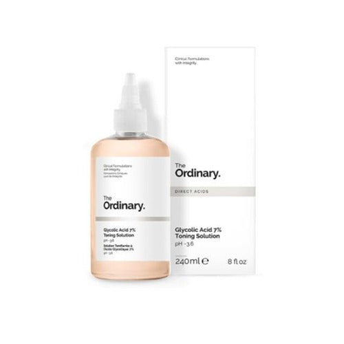 The Ordinary The Ordinary Glycolic Acid 7% Toning Solution 240ml - soothing - front bottle shot