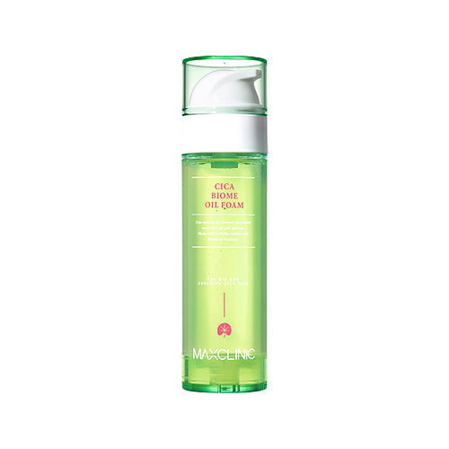 MAXCLINIC MAXCLINIC Cica Biome Oil Foam 110ml - hydrating - front bottle shot