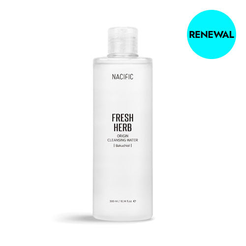 NACIFIC NACIFIC Fresh Herb Origin Cleansing Water Bakuchiol 300ml - anti-aging - front bottle shot