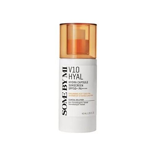 SOME BY MI SOME BY MI V10 HYAL Hydra Capsule Sunscreen SPF50+ PA++++ 40ml - hydrating - front bottle shot