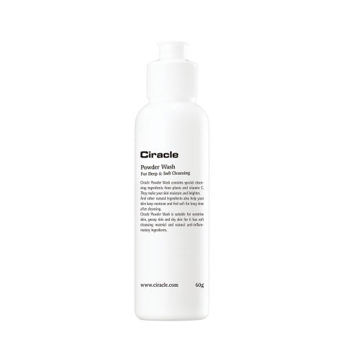 Ciracle Ciracle Powder Wash For Deep & Soft Cleansing 60g - cleansing - front bottle shot