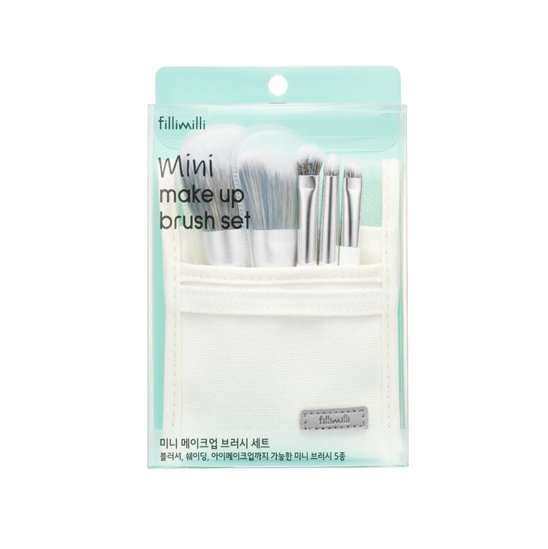 fillimilli fillimilli Mini Makeup Brush Set (5pcs) - daily care - front bottle shot