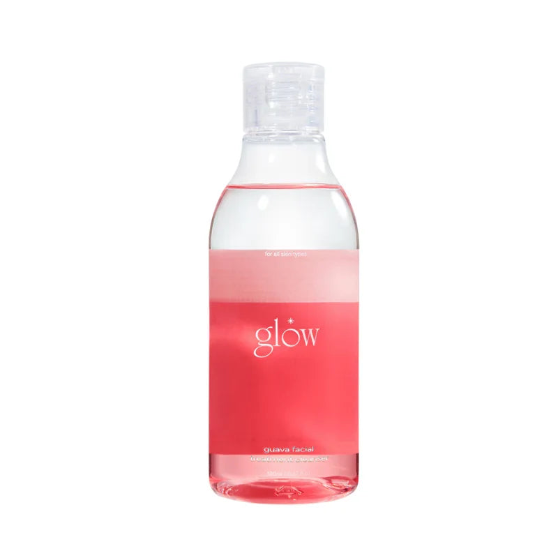 glow glow Guava Facial Cleanser 190ml - hydrating - front bottle shot