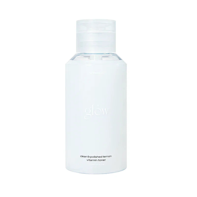 glow glow Lemon Vitamin Toner 300ml - hydrating - front bottle shot