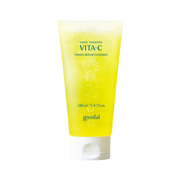 goodal goodal Green Tangerine Vita C Toning Serum Cleanser 160ml - hydrating - front bottle shot
